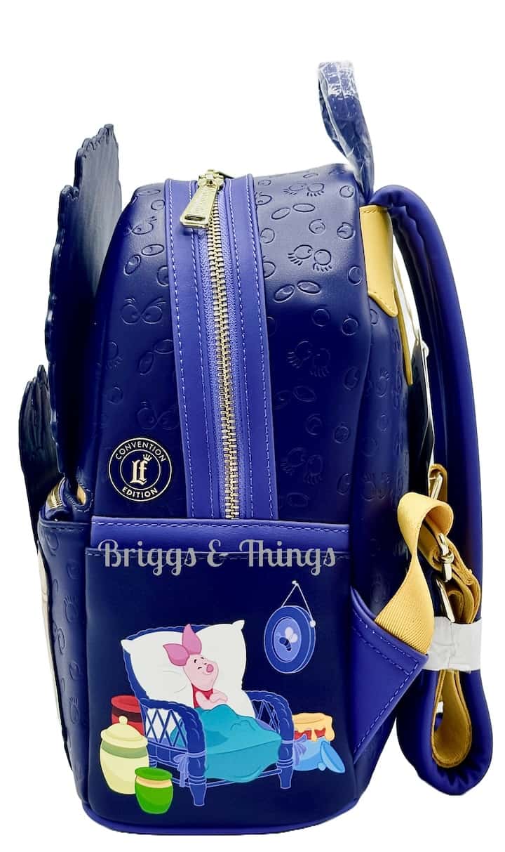 Loungefly D23 Winnie the Pooh Mini Backpack Heffalumps Bag Left Side