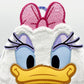 Loungefly Daisy Duck Sequin Mini Backpack Disney 85th Anniversary Bag Front Head