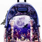 Loungefly Dark Academia Mini Backpack Books A Million Fantasy Bag Front Full View