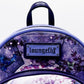 Loungefly Dark Academia Mini Backpack Books A Million Fantasy Bag Front Logo