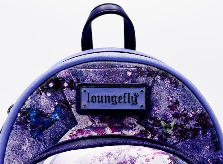 Loungefly Dark Academia Mini Backpack Books A Million Fantasy Bag Front Logo