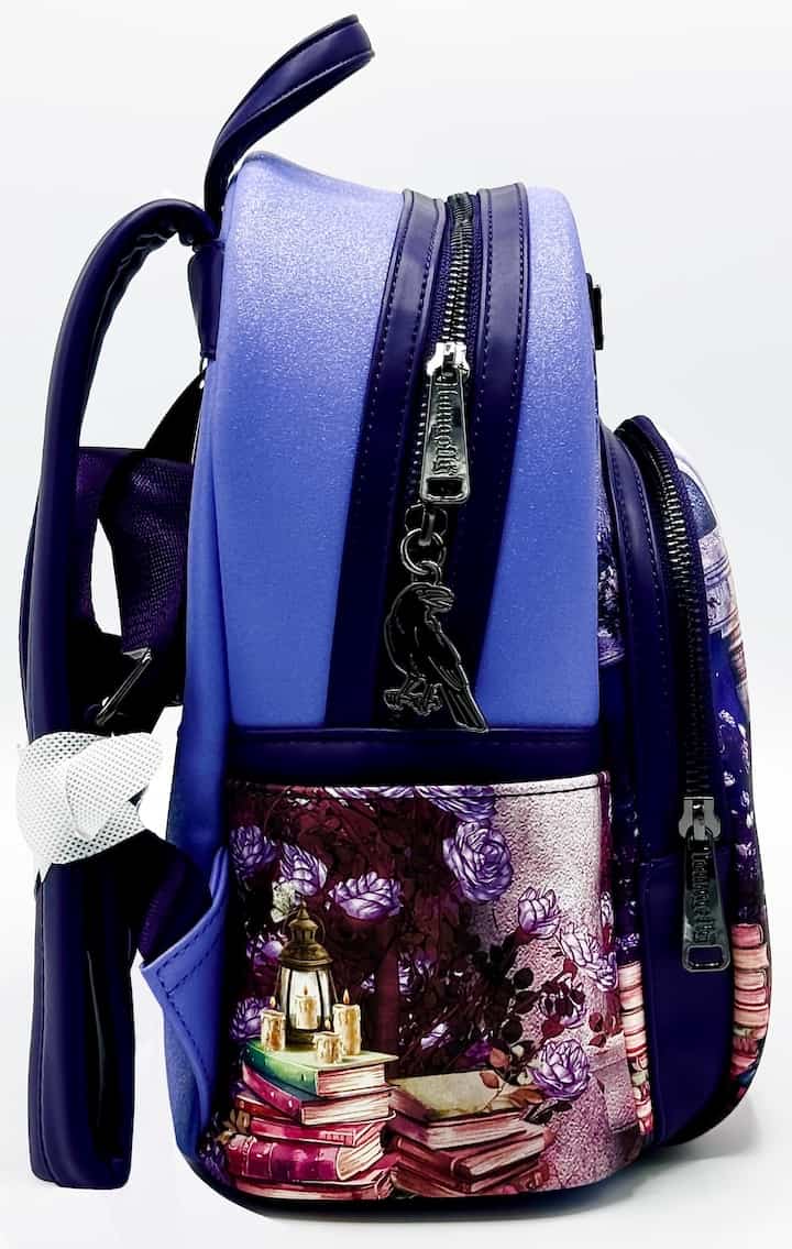 Loungefly Dark Academia Mini Backpack Books A Million Fantasy Bag Right Side