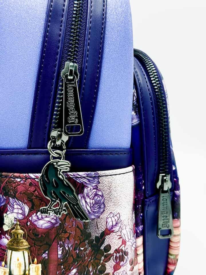 Loungefly Dark Academia Mini Backpack Books A Million Fantasy Bag Zips And Keyring