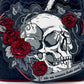 Loungefly Dark Romance Mini Backpack Books A Million Roses Skull Bag Front Bottom