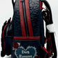 Loungefly Dark Romance Mini Backpack Books A Million Roses Skull Bag Left Side