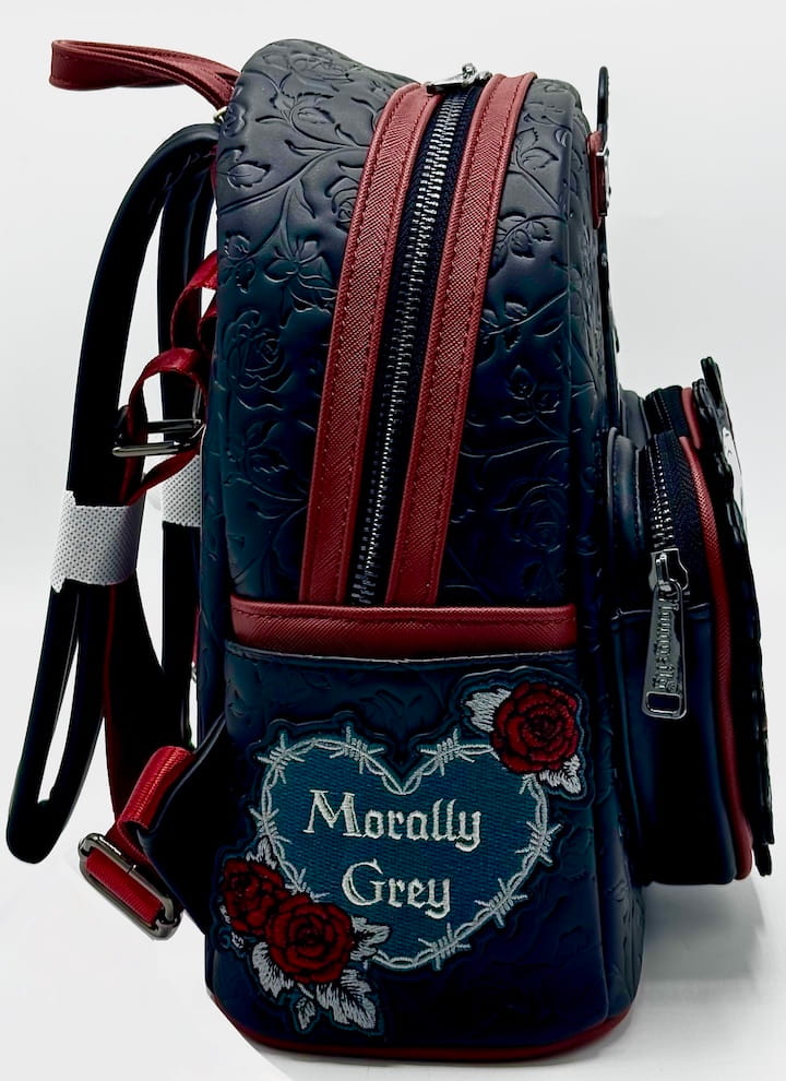 Loungefly Dark Romance Mini Backpack Books A Million Roses Skull Bag Right Side