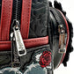 Loungefly Dark Romance Mini Backpack Books A Million Roses Skull Bag Zips