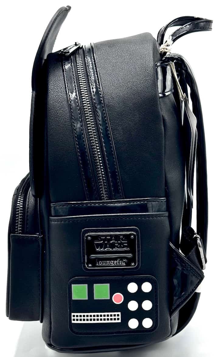 Loungefly Darth Vader Cosplay Mini Backpack Star Wars Bag Left Side