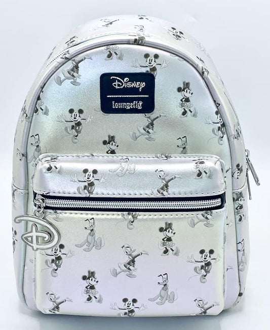 Loungefly Disney 100 Fab 5 Mini Backpack Heritage Sketch Bag Front Full View