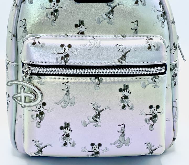 Loungefly Disney 100 Fab 5 Mini Backpack Heritage Sketch Bag Front Pocket