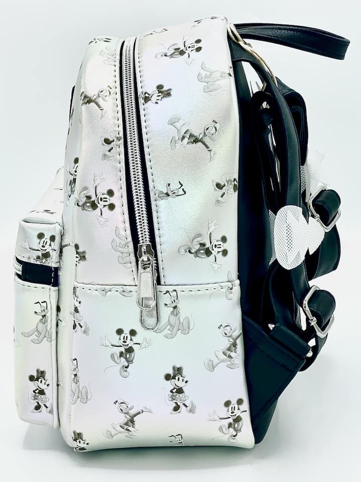 Loungefly Disney 100 Fab 5 Mini Backpack Heritage Sketch Bag Left Side