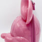 Loungefly Disney 100 Minnie Mouse Pink Glitter Figural Crossbody Bag Face Left