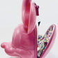 Loungefly Disney 100 Minnie Mouse Pink Glitter Figural Crossbody Bag Inside