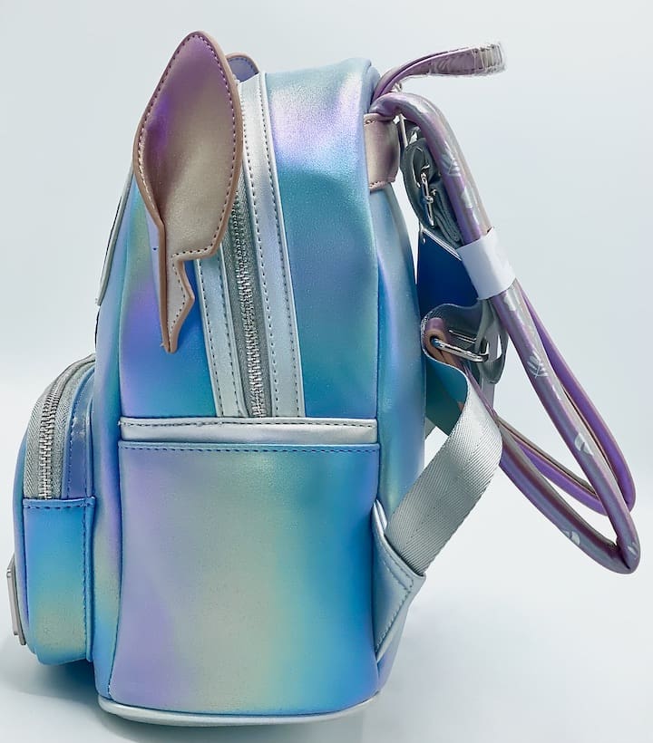Loungefly Disney 100 Platinum Stitch Mini Backpack Cosplay Bag Left Side