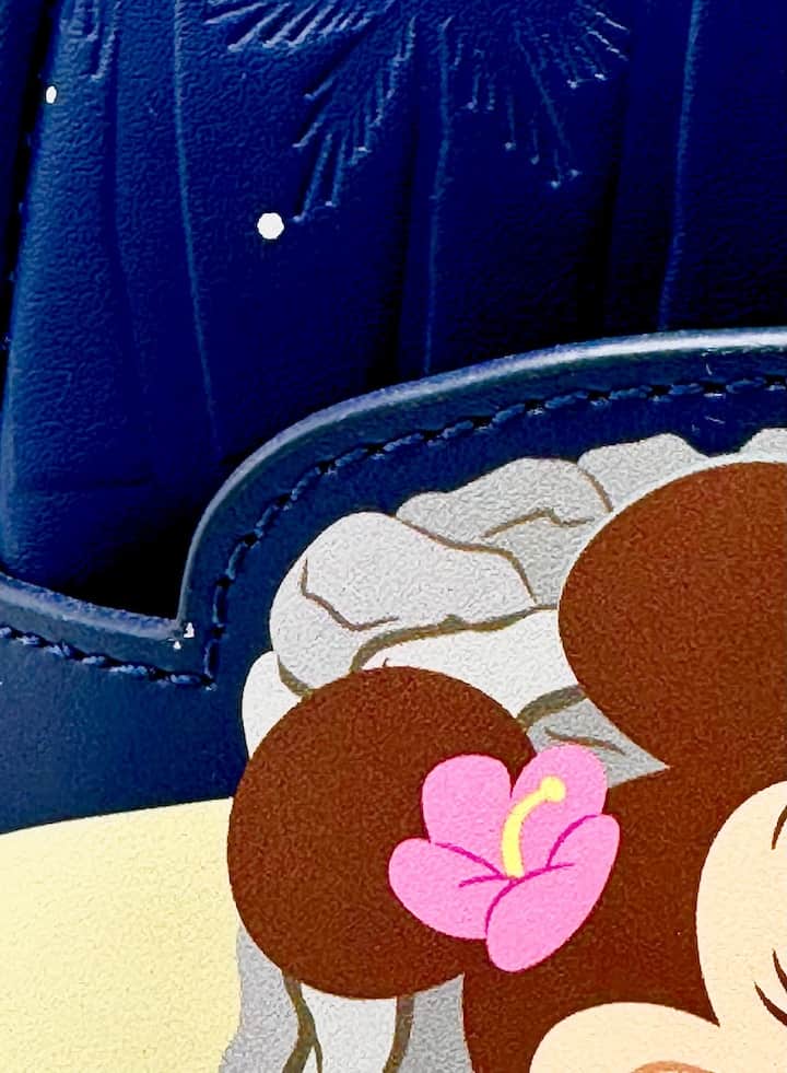 Loungefly Disney Aulani Resort Mickey Minnie Fire Pit Mini Backpack Damage 1