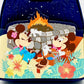 Loungefly Disney Aulani Resort Mickey Minnie Fire Pit Mini Backpack Front Pocket