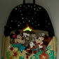 Loungefly Disney Aulani Resort Mickey Minnie Fire Pit Mini Backpack Glow In The Dark Front