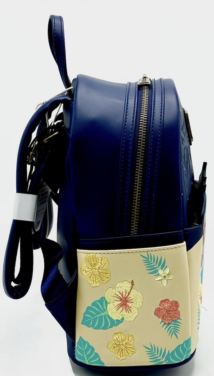 Loungefly Disney Aulani Resort Mickey Minnie Fire Pit Mini Backpack Right Side