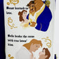 Loungefly Disney Beauty and the Beast Storybook Convertible Bag Inside Right Page