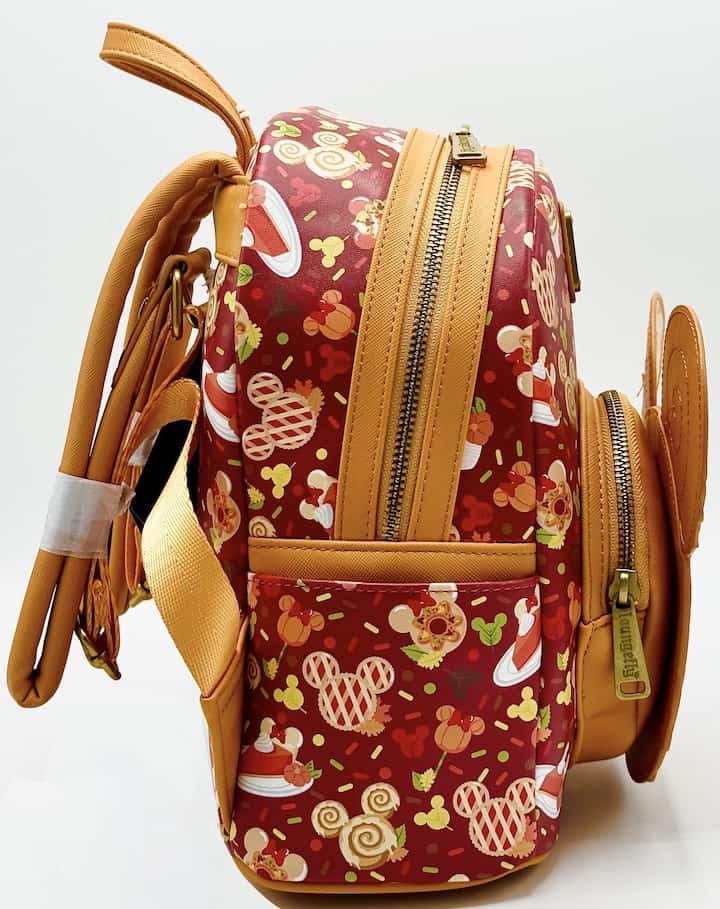 Loungefly Disney Fall Sweet Treats Mini Backpack Cinnamon Roll Bag Right Side