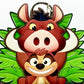 Loungefly Disney Lion King Mini Backpack Timon Pumbaa Grubs Bag Front Middle