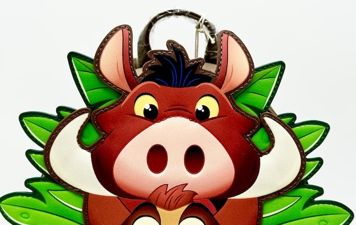 Loungefly Disney Lion King Mini Backpack Timon Pumbaa Grubs Bag Front Top