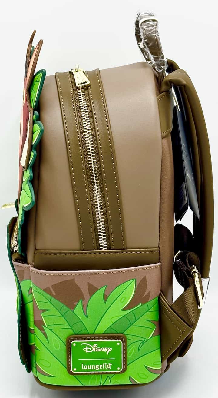 Loungefly Disney Lion King Mini Backpack Timon Pumbaa Grubs Bag Left Side