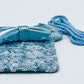 Loungefly Disney Parks Arendelle Aqua Lanyard Frozen Blue Sequin Base