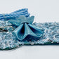Loungefly Disney Parks Arendelle Aqua Lanyard Frozen Blue Sequin Right Side