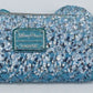 Loungefly Disney Parks Arendelle Aqua Wallet Frozen Blue Sequin Purse Back