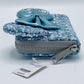 Loungefly Disney Parks Arendelle Aqua Wallet Frozen Blue Sequin Purse Right Side