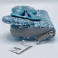 Loungefly Disney Parks Arendelle Aqua Wallet Frozen Blue Sequin Purse Right Side