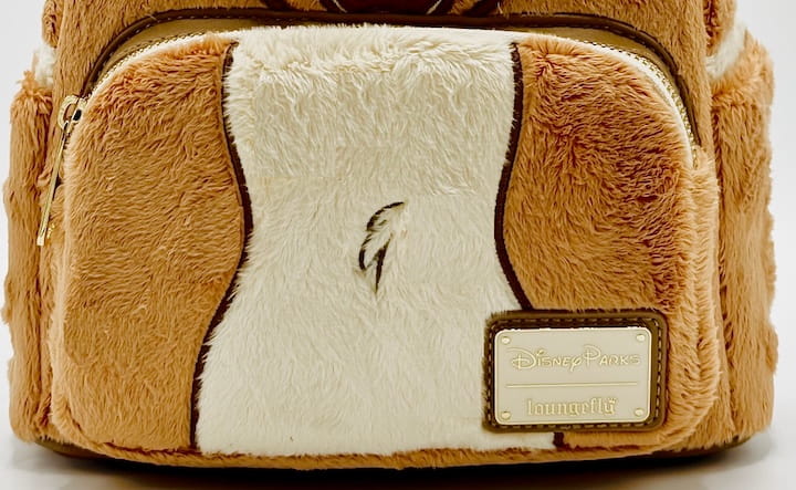 Loungefly Disney Parks Bambi Mini Backpack Plush Cosplay Bag Front Bottom