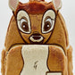 Loungefly Disney Parks Bambi Mini Backpack Plush Cosplay Bag Front Full View