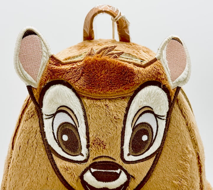 Loungefly Disney Parks Bambi Mini Backpack Plush Cosplay Bag Front Top
