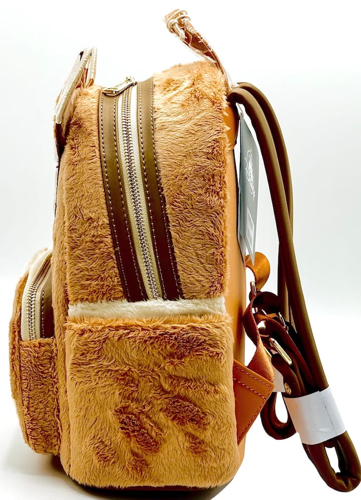 Loungefly Disney Parks Bambi Mini Backpack Plush Cosplay Bag Left Side