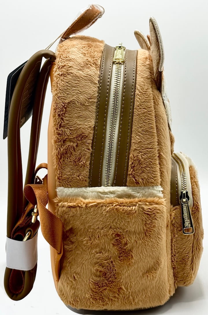 Loungefly Disney Parks Bambi Mini Backpack Plush Cosplay Bag Right Side