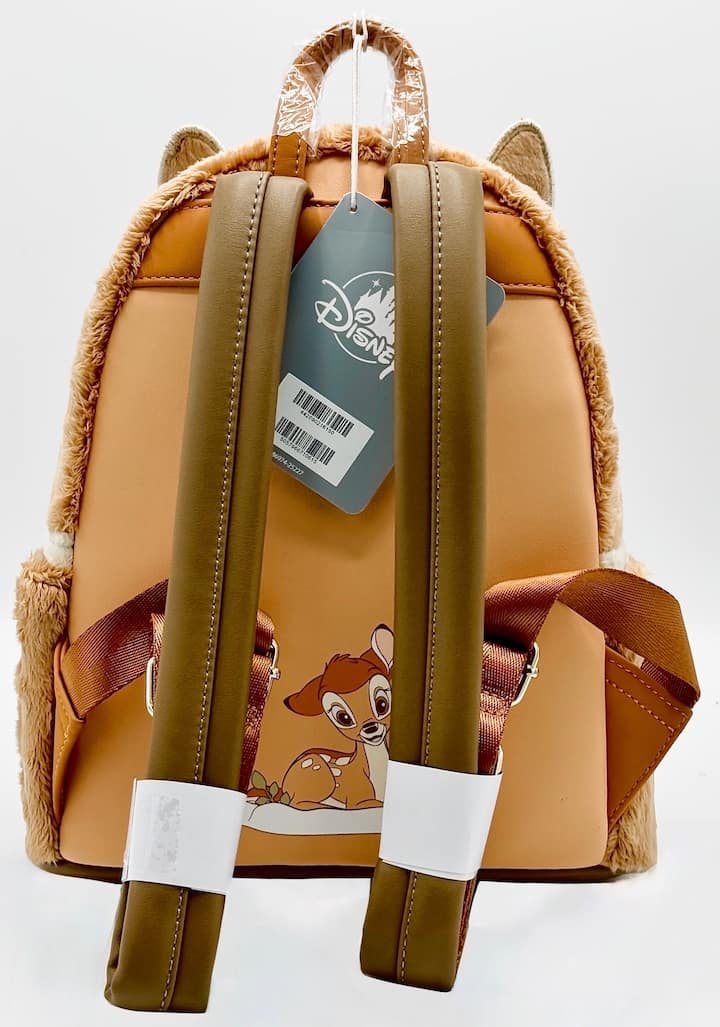 Loungefly Disney Parks Bambi Mini Backpack Plush Cosplay Bag Straps