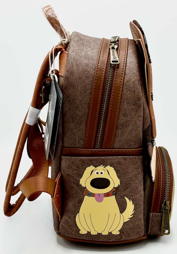 Loungefly Disney Parks Carl Fredricksen Mini Backpack Pixar Up Bag Right Side