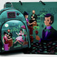 Loungefly Disney Parks Club 33 Haunted Mansion Mini Backpack Bag Backpack Paper Bag And Tissue Paper Full View