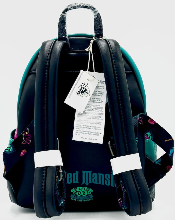 Loungefly Disney Parks Club 33 Haunted Mansion Mini Backpack Bag Backpack Straps