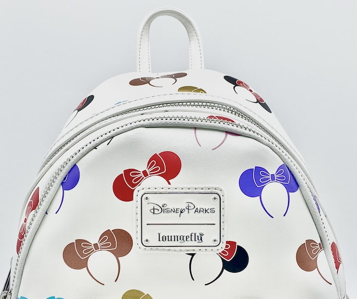 Loungefly Disney Parks Ear Headband Mini Backpack Ears Holder AOP Bag Enamel Logo
