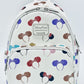 Loungefly Disney Parks Ear Headband Mini Backpack Ears Holder AOP Bag Front Full View