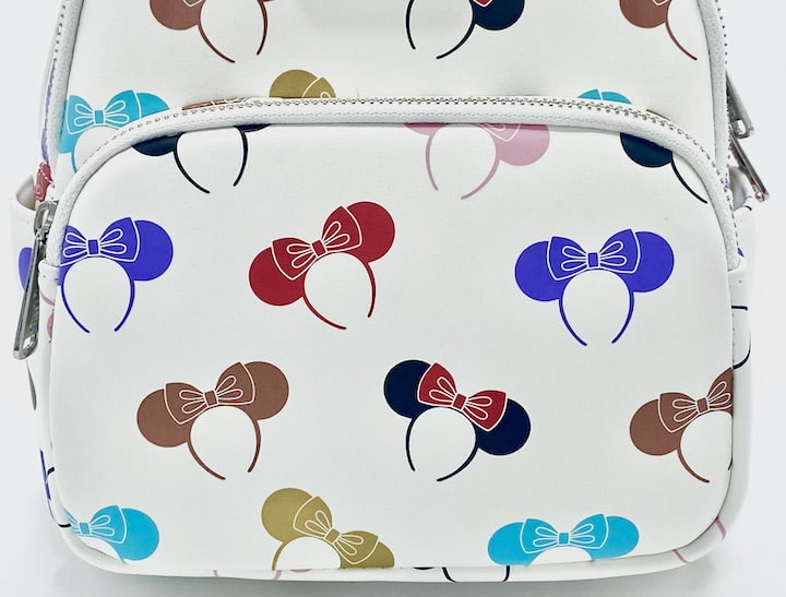 Loungefly Disney Parks Ear Headband Mini Backpack Ears Holder AOP Bag Front Pocket