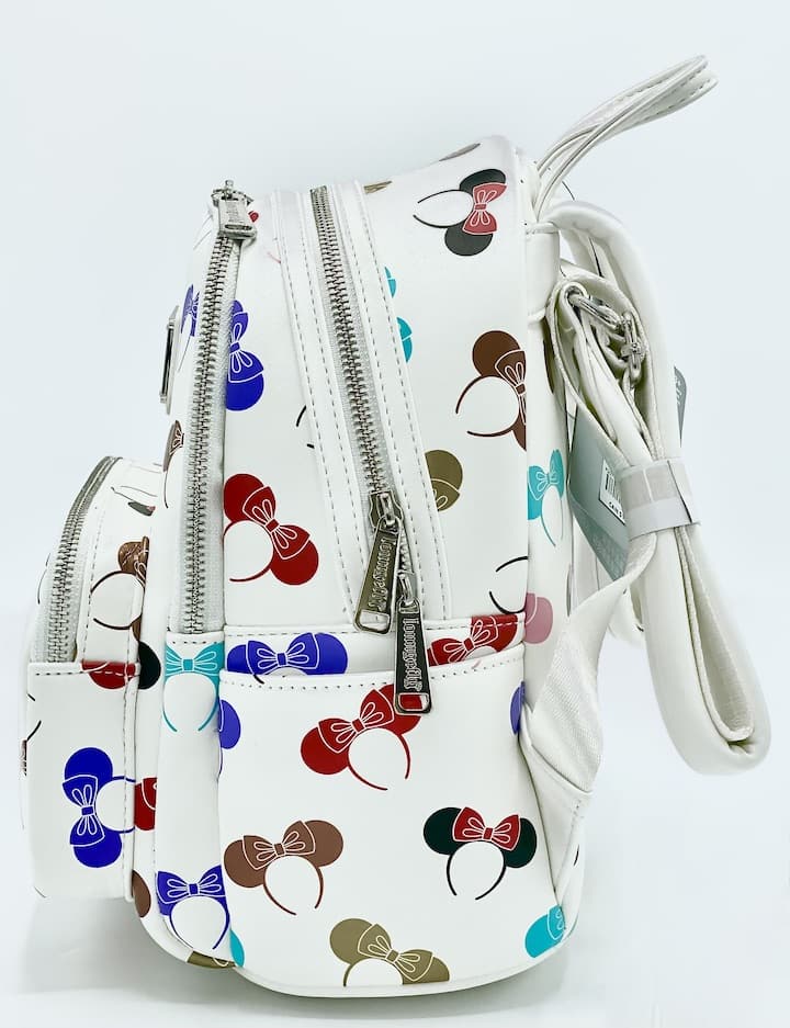 Loungefly Disney Parks Ear Headband Mini Backpack Ears Holder AOP Bag Left Side
