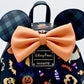 Loungefly Disney Parks Halloween Mini Backpack 2021 Tricks Treats Bag Front Bow And Ears