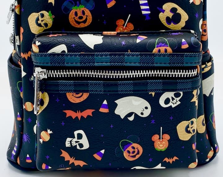 Loungefly Disney Parks Halloween Mini Backpack 2021 Tricks Treats Bag Front Pocket