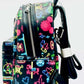Loungefly Disney Parks Neon Mini Backpack Park Life Attraction Icons Left Side