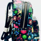 Loungefly Disney Parks Neon Mini Backpack Park Life Attraction Icons Right Side