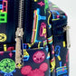 Loungefly Disney Parks Neon Mini Backpack Park Life Attraction Icons Zips
